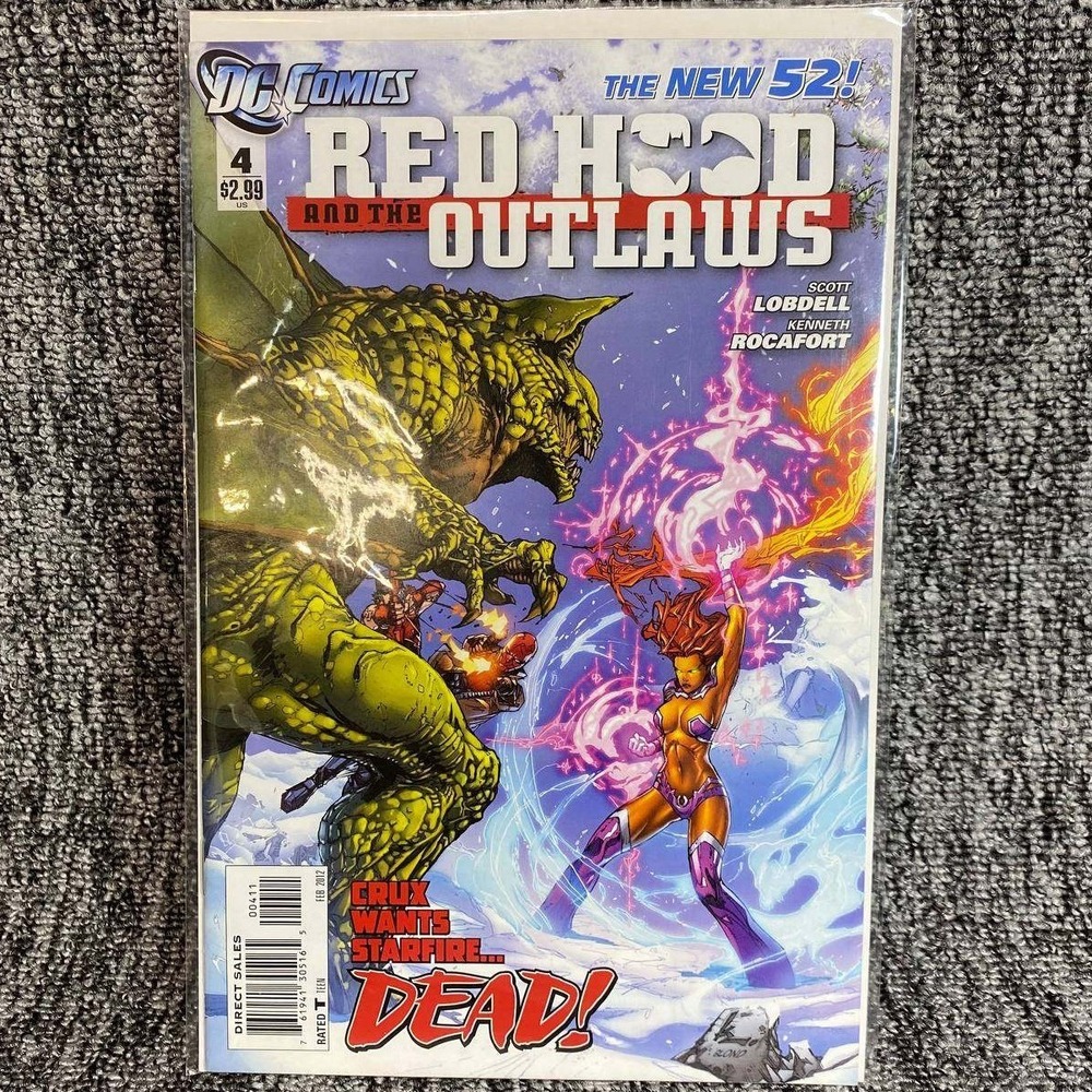 DC Comics Red Hood and the Outlaws 4 Teen Multi Starfire Crux Dead New 52 Comic